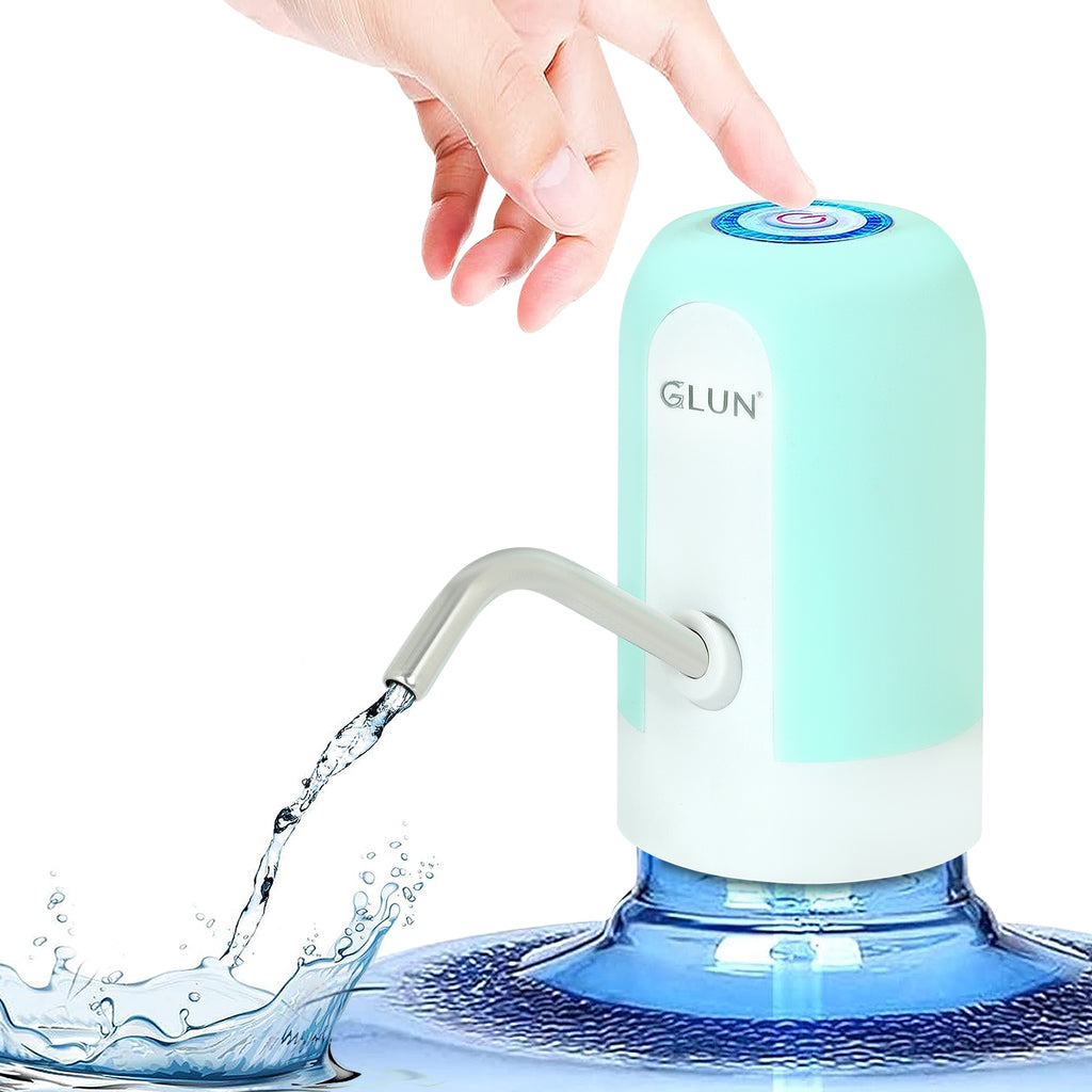 Rechargeable Water Dispenser Pump, Automatic Water Bottle Pump with Type-C USB Charging, Portable Electric Drinking Water Dispenser for 5 to 20 Litre Bottles