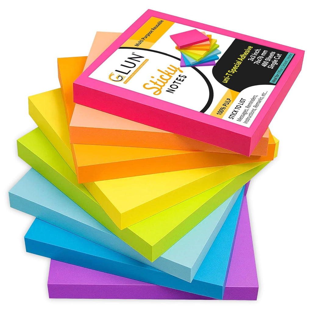 Multicolour Sticky Notes – 400 Sheets
