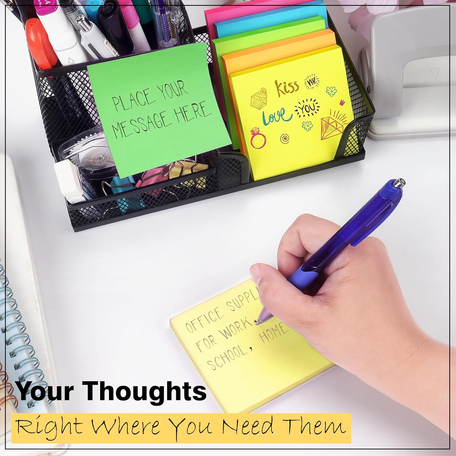 Multicolour Sticky Notes – 400 Sheets