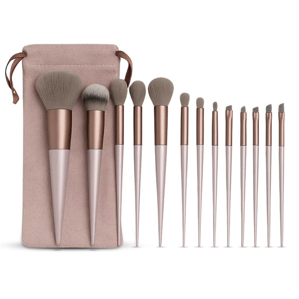 Professional Makeup 13 Brush Set – With Cloth Bag