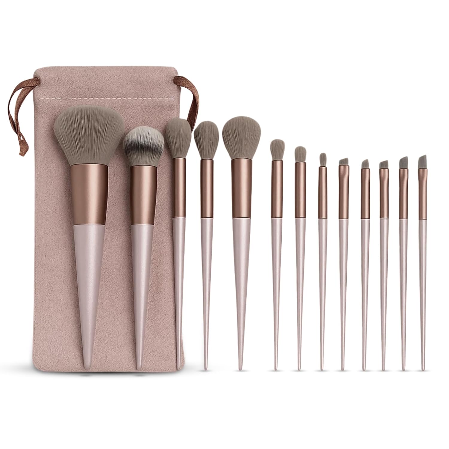 Professional Makeup 13 Brush Set – With Cloth Bag