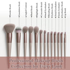 Professional Makeup 13 Brush Set – With Cloth Bag