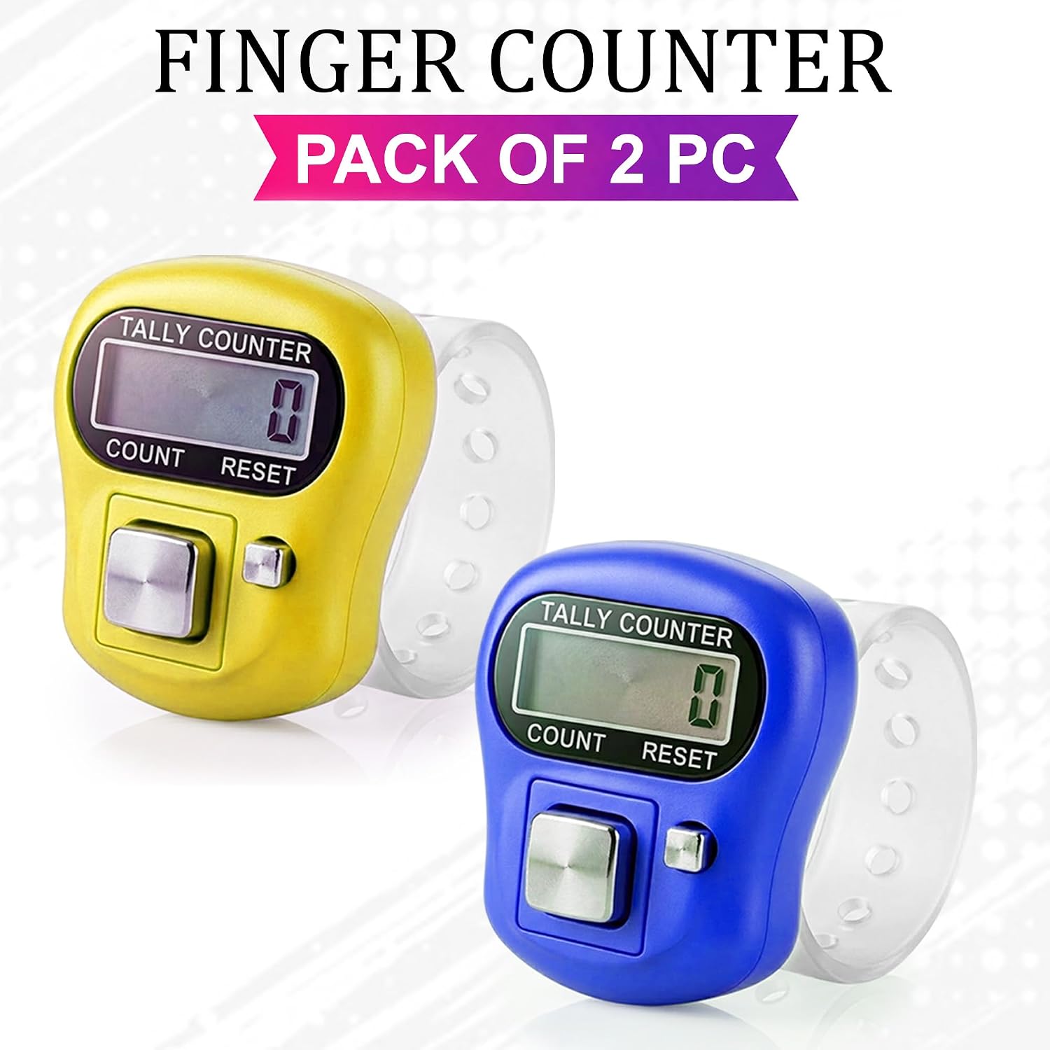Naam Jap Counter Digital Tally Counter – Pack of 2