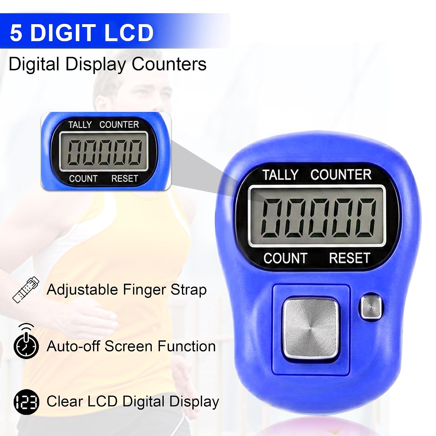 Naam Jap Counter Digital Tally Counter – Pack of 2