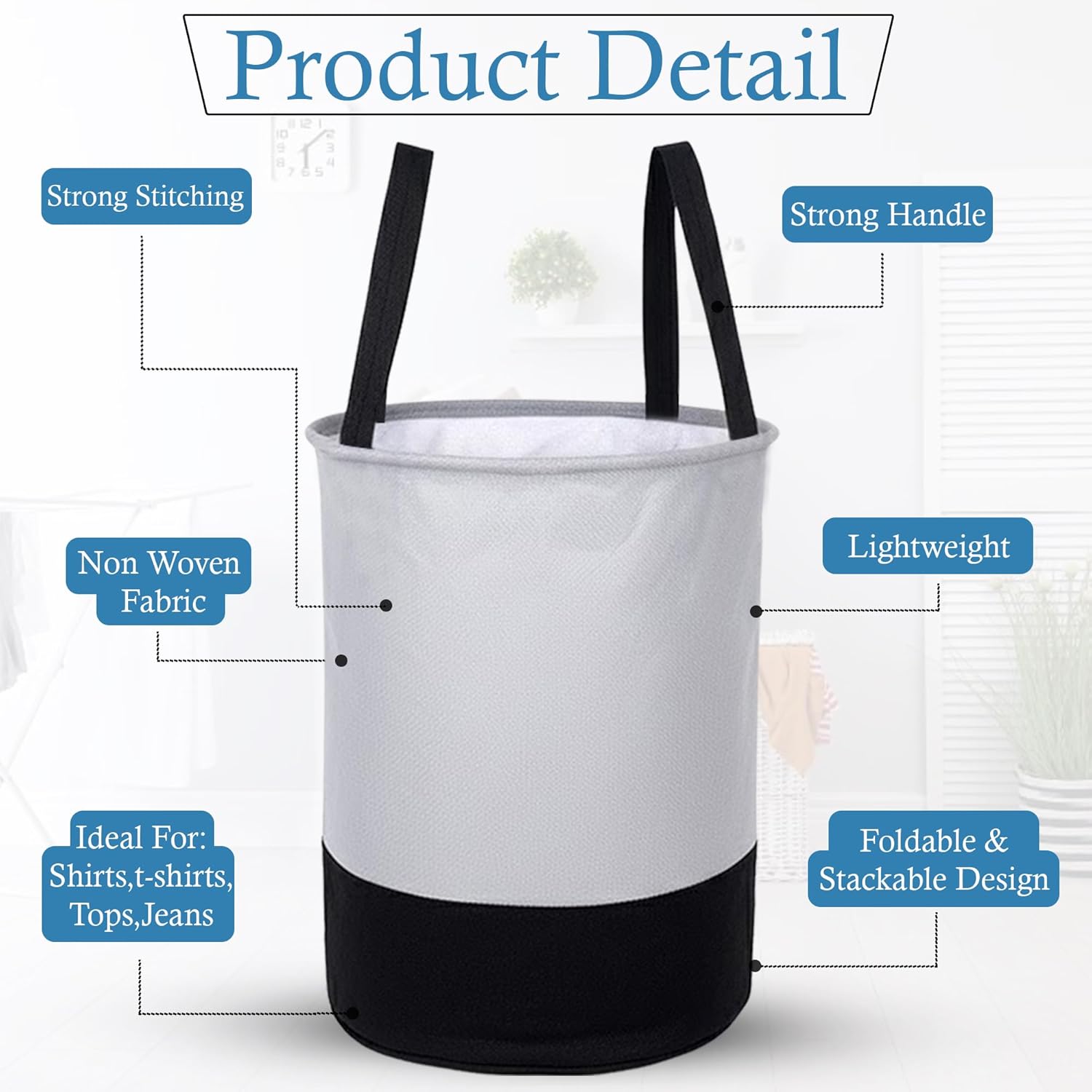 Round Laundry Bag