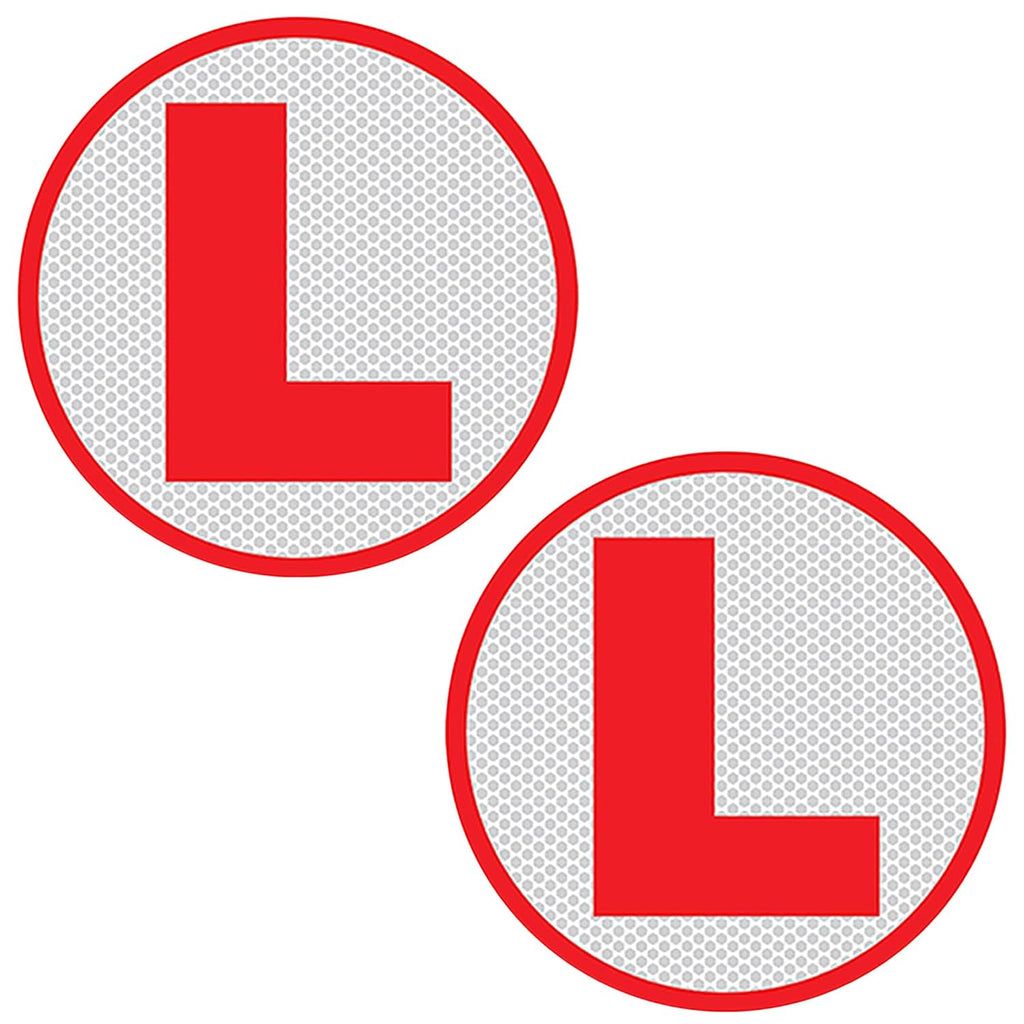 Reflective L Sticker for Learning Drivers – 2 Piece