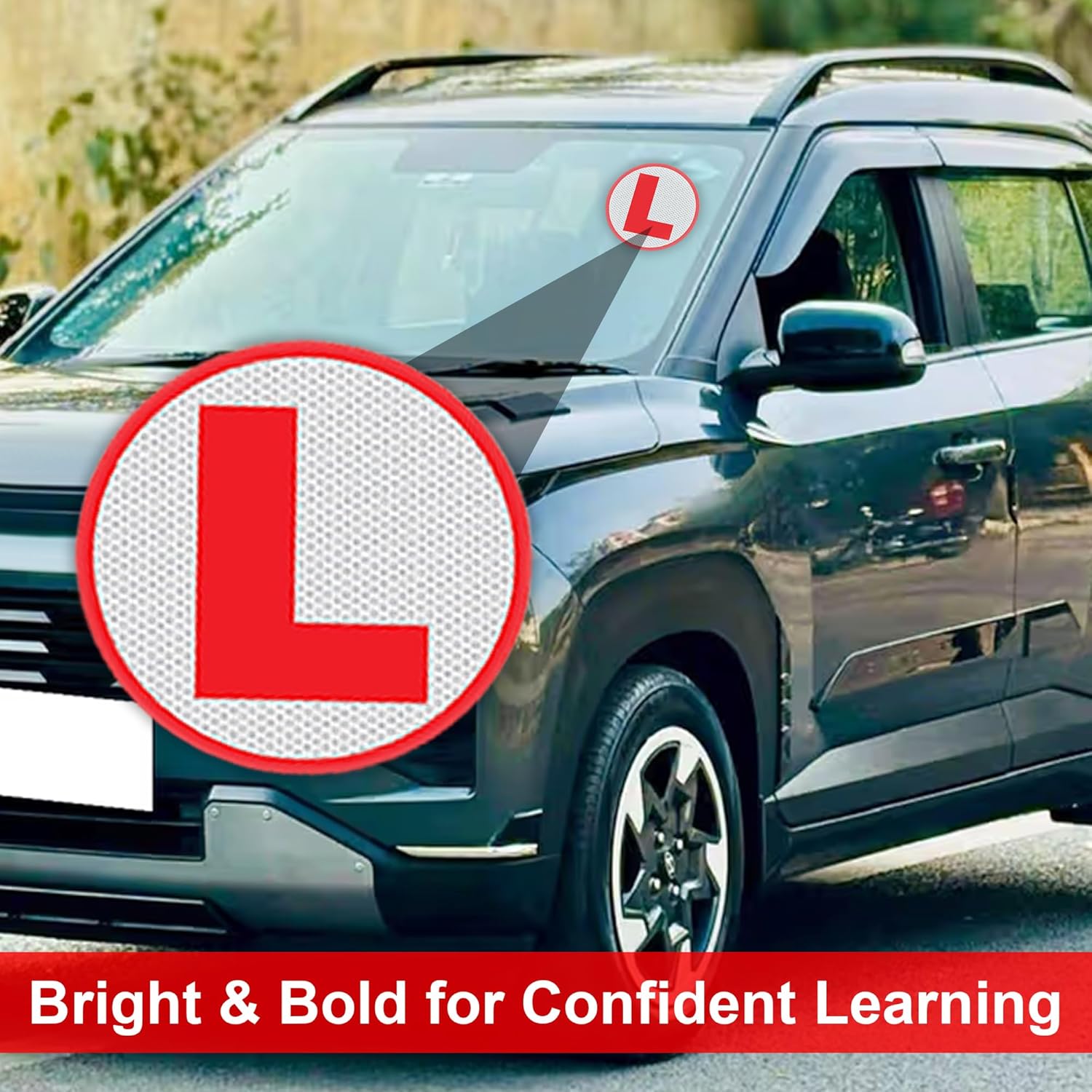 Reflective L Sticker for Learning Drivers – 2 Piece