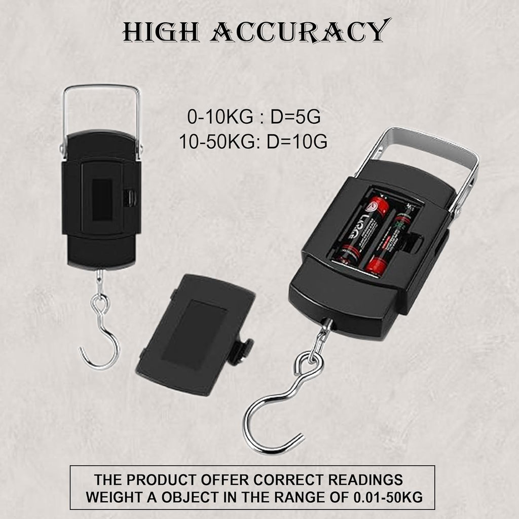 Portable Digital Luggage Weighing Scale– 50 kg / 110 lb